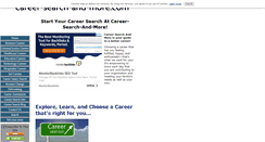 Desktop Screenshot of career-search-and-more.com